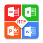 rtf,all documents viewer android application logo